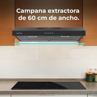 Campana Extractora Bolero Flux CM 602200 Black B