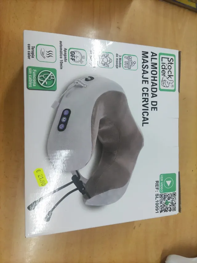 Almohada Masaje Cervical Stock Líder