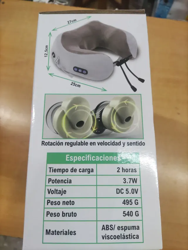Almohada Masaje Cervical Stock Líder
