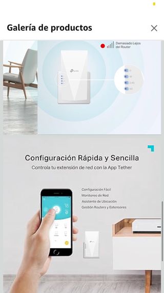 TP-Link RE700X - Repetidor Wi-Fi 6 AX3000 (Doble B