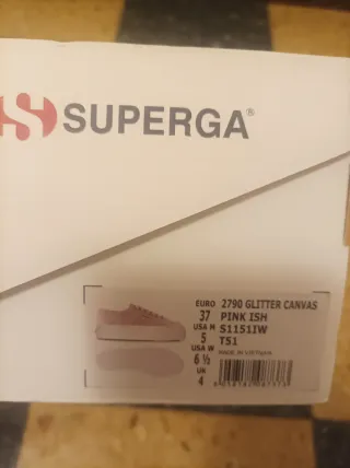 Superga Sneakers Donna Rosa Glitter Nuove