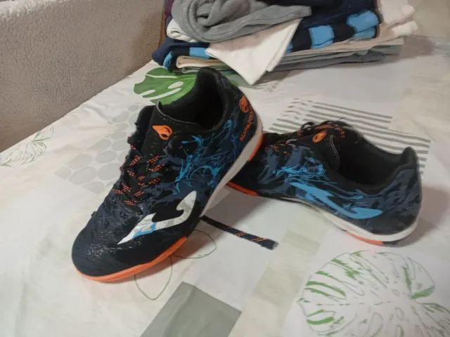 Zapatillas Joma Tacos Negras y Azules