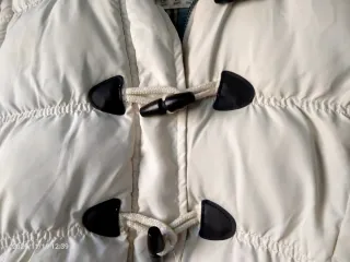 Chaleco Vintel Talla 44 Beige con Capucha