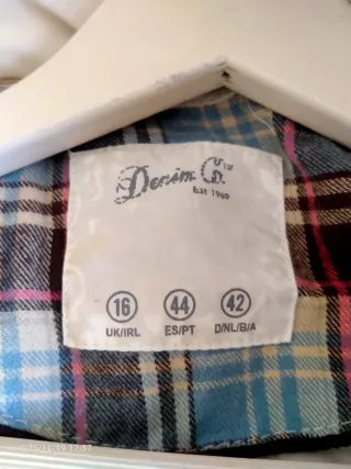 Chaleco Vintel Talla 44 Beige con Capucha