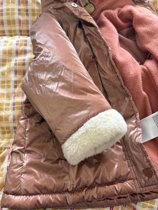 Giacca pesante rosa Chicco 12 mesi con cappuccio