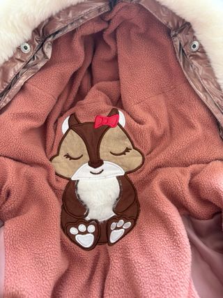 Giacca pesante rosa Chicco 12 mesi con cappuccio