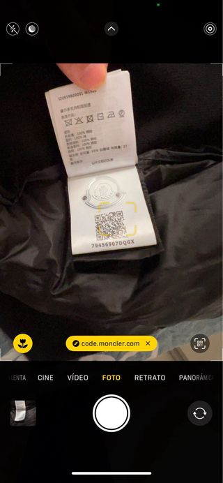 Moncler Cardigan Negro y Blanco