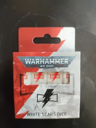 Dados Warhammer 40,000 White Scars