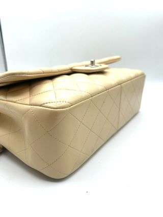 Bolso Chanel Jumbo Doble Solapa Beige