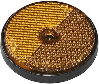 Reflector ámbar 60 mm para caravana/autocaravana