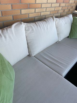 Sofá exterior Chalestone Beige y Verde