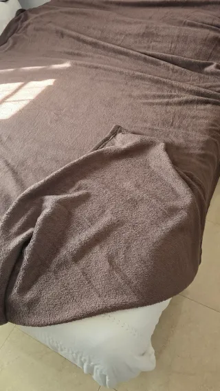 Manta suave marrón chocolate