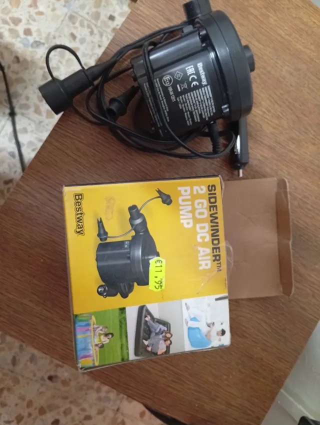 Hinchador Bestway Sidewinder 12V Coche