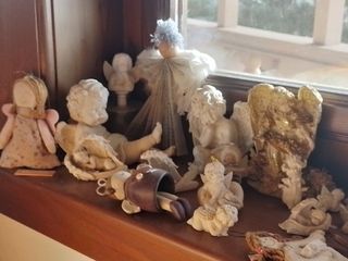 Lote de figuras de ángeles