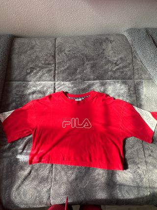 Chaleco Fila Rojo y Blanco