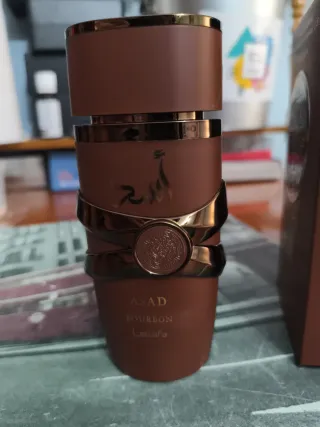 Lattafa Asad Bourbon Perfume Marrón Dorado