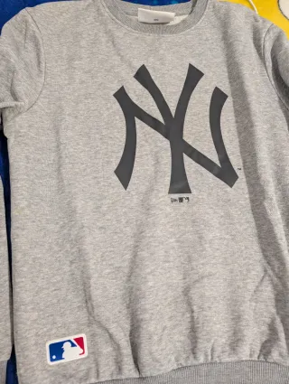Sudadera New Era Yankees Gris Talla XS