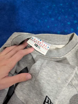 Sudadera New Era Yankees Gris Talla XS