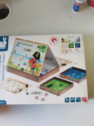 Juego Batalla Naval Piratas. Janod Hundir la flota