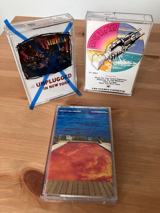 Cintas Cassettes: Pink Floyd, RHCP