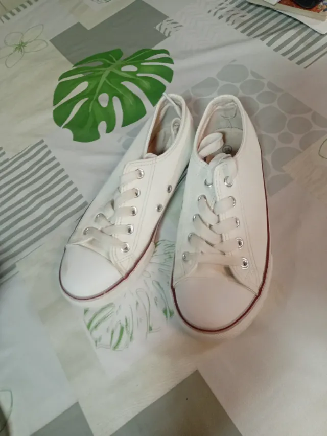 Calzado tipo Converse símil piel