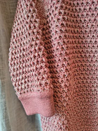 Jersey rosa tejido