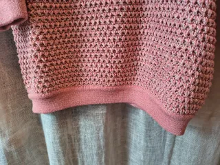 Jersey rosa tejido