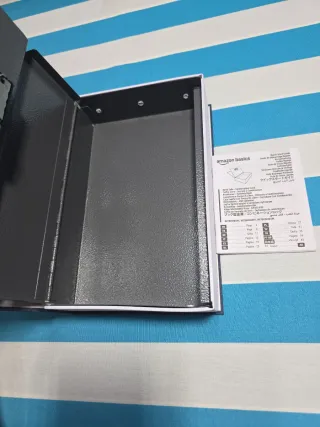 Dictionary Money Box with Combination Lock Portabl