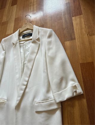 Americana Zara Blanca Talla M