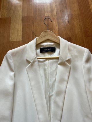 Americana Zara Blanca Talla M