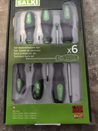 Juego 6 Destornilladores Torx SALKI