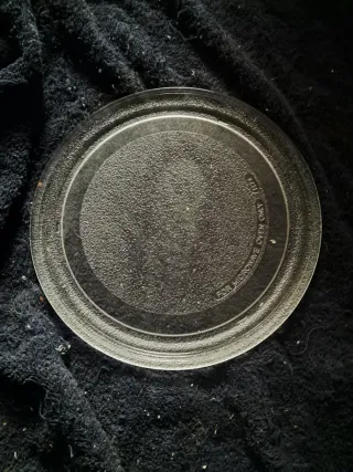 Plato de microondas de vidrio