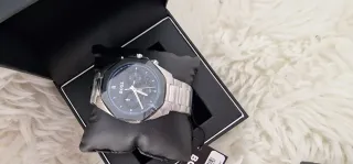 Reloj BOSS Cronógrafo Azul y Plateado