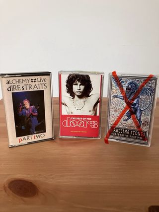 THE DOORS y DIRE STRAITS Cintas