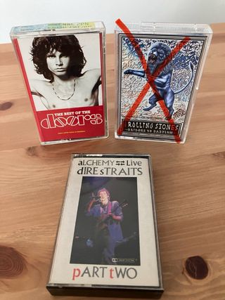 THE DOORS y DIRE STRAITS Cintas