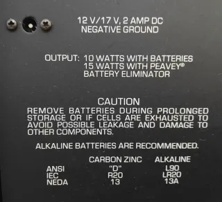 Amplificador Peavey KB15 Portátil