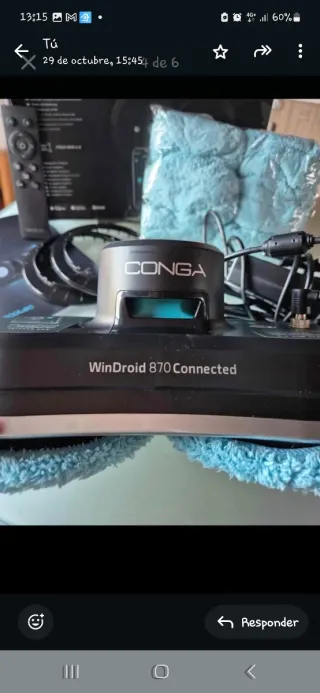 Cecotec Conga Windroid 870 Robot Limpia Cristales