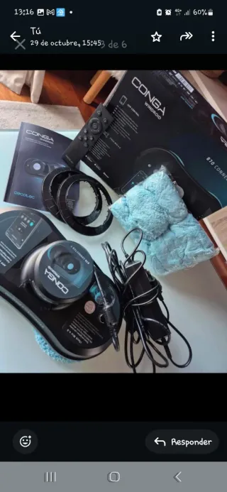 Cecotec Conga Windroid 870 Robot Limpia Cristales