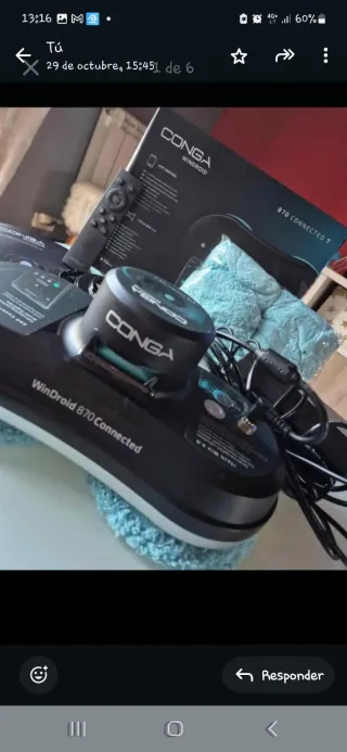 Cecotec Conga Windroid 870 Robot Limpia Cristales