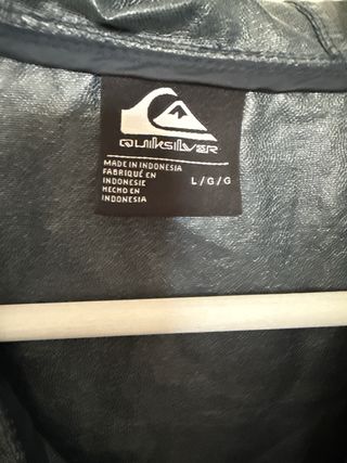 Chaqueta impermeable Quiksilver azul
