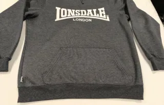 Sudadera Lonsdale London Talla M Gris boxeo oi