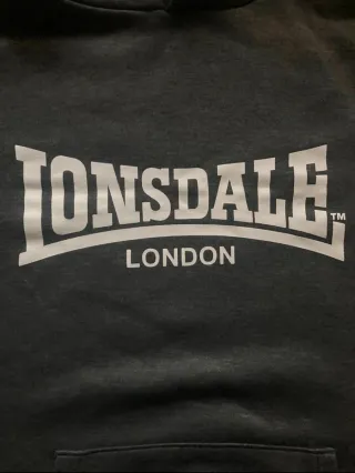 Sudadera Lonsdale London Talla M Gris boxeo oi