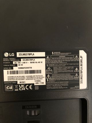 Módulo Alimentación LG 32 LED