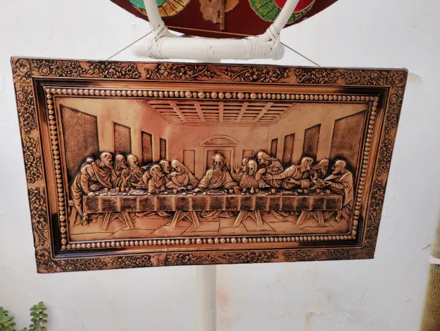 Cuadro La Última Cena Metal