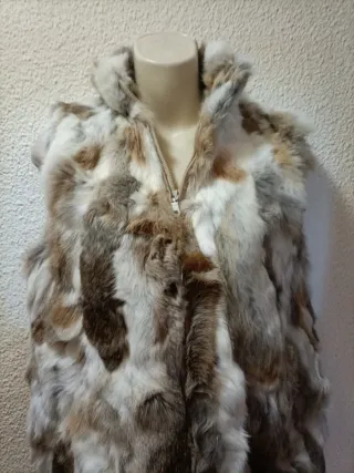 Chaleco piel no sintetica