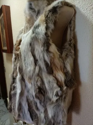 Chaleco piel no sintetica