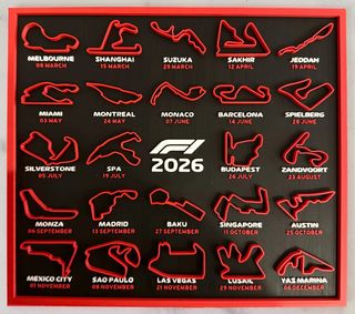 Calendario F1 2026 3D Pistas Carreras