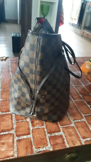 Bolso Louis Vuitton Marrón y Rojo