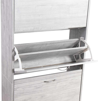 Scarpiera Portascarpe in Legno MDF con 4 Ante Port