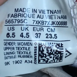 Converse Talla 37 Estampado Animal